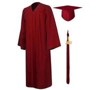 GraduationMall 2026 Toga Laurea Toga e Tocco Cappello Laurea Uomo Donna Nappa Cerimonia Universitaria Unisex Costume Carnevale