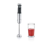 Frullatore a mano senza fili GRAEF HB 82 Black, 13.500 giri/min, controllo touch continuo, 30 min autonomia, batteria agli ioni di litio, design ergonomico, acciaio inox/plastica