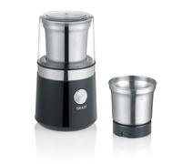 GRAEF CM102 - Macinacaffè elettrico, contenitore in acciaio inox con 2 lame in a