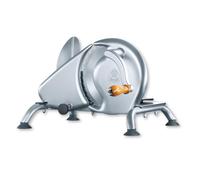 GRAEF H9EU H9 Affettatrice Manuale per Pane in Metallo Acciaio Inossidabile/Legno, Argento