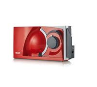 GRAEF MYtiny - Affettatrice elettrica universale per la cucina MT1003 | affettatrice universale pieghevole per salsicce, verdure, pane, rosso