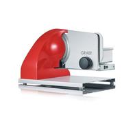 Graef SKS903EU Elettrico 185W Alluminio Rosso, Acciaio inossidabile affettatrice