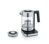Graef WK350 bollitore elettrico 1 L 2000 W Nero, Acciaio inossidabile,