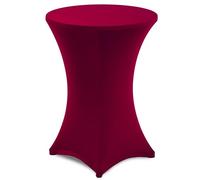 Gräfenstayn Fodera per tavolino da bar Diana certificate Öko-Tex Siegel Standard 100 - di diversi colori e dimensioni per tavolini del diametro di Ø60 cm • Ø70 cm • Ø80 cm (Bordeaux, Ø 80)