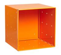 Graepel Modulo Base QBO 35x35x35 cm componibile e sovrapponibile in acciaio inox verniciato arancio arancio