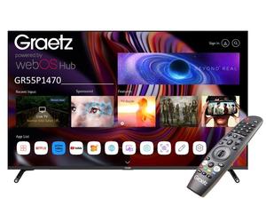 GRAETZ TV 55 POLLICI SMART LED 4K GR55P1470 HDR10 SISTEMA WebOs 2.0S Thinq AI