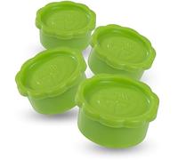 GRÄWE - 4 tappi per bottiglie di vetro Sodastream modello Penguin e Crystal, set di tappi per bottiglie completamente ermetici, verde