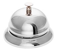 GRÄWE Campanello da tavolo in acciaio inox Ø 8,5 cm, campanello per bancone, campanello, campanello, campanello, campanello, campanello, campanello, campanello, campanello
