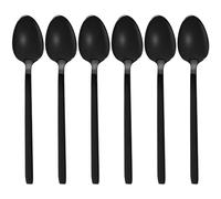 GRÄWE Cucchiaini da Espresso Lissabon, Set da 6 Mini Cucchiai, Posate per Caffè Piccoli, Cucchiaini da Caffè Neri in Acciaio Inossidabile Rivestiti in Titanio, Adatti alla Lavastoviglie