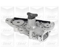GRAF Pompa acqua PA931 meccanica con guarnizione cinghia Poly-V lamiera d'acciaio