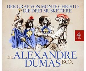 Graf V. Monte Christo/ 3 Musketiere - Alexandre Dumas Box [Audiolibro In Lingua Tedesca]