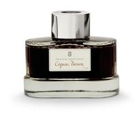 Graf von Faber-Castell 141016 - Barattolo di inchiostro marrone cognac, 75 ml, inchiostro indelebile in un elegante calamaio