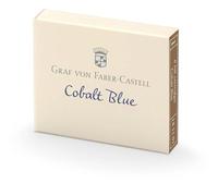 Graf von Faber-Castell - 6 cartucce, colore: blu cobalto