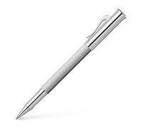 Graf von Faber-Castell - Penna a sfera Guilloche placcata in rodio
