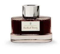 Graf von Faber-Castell 141002 - Barattolo di inchiostro marrone nocciola, 75 ml, inchiostro indelebile in un elegante calamaio