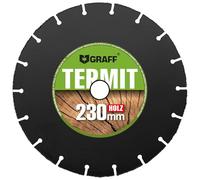GRAFF Termit 230mm Mola da Taglio per Legno e Plastica Legno Laminato - Carbide Multi Wheel per Smerigliatrice Angolare - Disco da Taglio Legno 230 mm