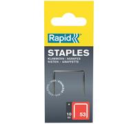 Graffe a filo fine inox n.53/10 mm Rapid 1080 pz Acciaio