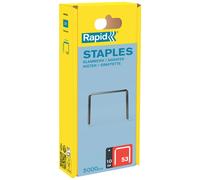 Rapid 40303085 No. 53 Graffe a Filo fine 10 mm, Acciaio
