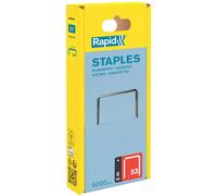 Graffe a filo fine Rapid No. 53 zincate da 6 mm Acciaio