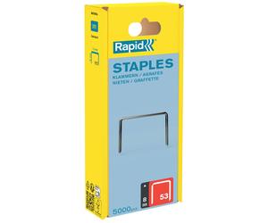 Graffe a filo fine Rapid No. 53 zincate da 8 mm Acciaio
