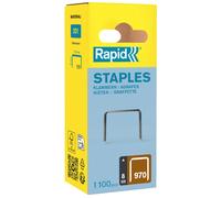 Rapid Confezione da 1120 Graffe N.970/8 per Utilizzo Universale, con Struttura a Filo Fine, Lunghezza Gamba 8 mm