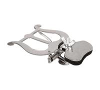 Graffetta Music Holder - 11,1 cm regolabile per camminare, lira stand per Trumpet Trombone, Lightweight Metal Non-Slip Design, Portable Band Performance Accessory, Prevents Strumento Wear,