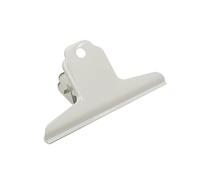 Graffette, 2 pezzi da 10 cm, raccoglitore di grandi dimensioni, in metallo, argento, for clip portacarte for carta velina(Silver 01)