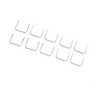 Graffette a caldo, 500 pezzi, per strumenti di saldatura in plastica, 0,6 mm, 0,8 mm, ad angolo piatto, compatibili con saldatori per riparazione paraurti auto (0,8 mm piatte)