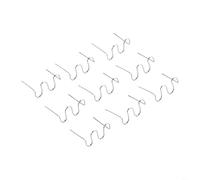 Graffette a caldo, 500 pezzi, per strumenti di saldatura in plastica, 0,6 mm, 0,8 mm, ad angolo piatto, compatibili con saldatori per riparazione paraurti auto (onda da 0,6 mm)