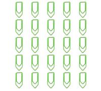 Graffette assortite a forma di pastello, 25 segnalibri in metallo per ordinare documenti e progetti artigianali, graffette creative