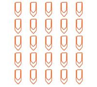 Graffette assortite a forma di pastello, 25 segnalibri in metallo per ordinare documenti e progetti artigianali, graffette creative