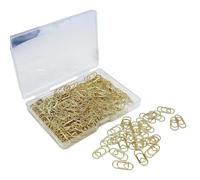 Graffette da Carta,Mini Segnalibri Metallici a Forma Amorosa 200 Pezzi - Graffette per Raccoglitori di Documenti e di Appunti | per Ufficio Casa Scrivania Dormitorio Pianificatore di Matrimoni