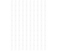 Graffette da giardino resistenti a forma di U 100 pezzi punte zincate 10 cm e 15