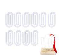 Graffette da ufficio a sublimazione, dieci pezzi di accessori segnalibri, graffette extra grandi, per libri, diari, pianificatori, ufficio, alimenti, documenti, cartelle, quaderni