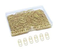 Graffette Decorative - Mini Segnalibri Metallici a Forma Amorosa 200 Pezzi,Organizer per Ordinare Documenti e Appunti | per Ufficio, Scuola, Casa, Scrivania, Organizer e Dormitorio