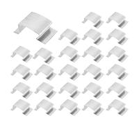 Graffette Di Fissaggio Per Serra | Glass clamps - Glass clamp holders - Greenhouse glass clamps | 25 pieces of stainless steel greenhouse clamp | Rust-proof fastening for garden