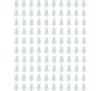 Graffette fantasiose a forma di albero di Natale, graziose clip per agenda, graffette in metallo elettrolitico con finitura liscia, 100 piccole graffette per casa, scuola, ufficio, multiuso, carta