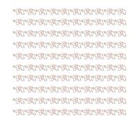 Graffette metalliche in metallo oro rosa, 100 pezzi, antiscivolo, graziose graffette da ufficio, resistenti alla corrosione, con scatola per la classificazione dei documenti