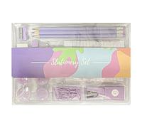 Graffette multifunzionali Magneti Puntine Raccoglitore Matite Temperamatite Gomma Forniture scolastiche per Studenti Cartoon Notebook Multifunzionale Temperamatite Cucitrice Matite Gomma