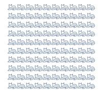 Graffette per carta a forma di gatto 100 pezzi Graffette per carta metalliche per la prevenzione della ruggine a forma di gatto carino per ufficio, casa, scuola, uso, colore blu