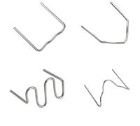 Graffette per saldatura di plastica 1000/500/200/100 pezzi 4 tipi 0,8 mm Chiodi per Kit chiodi per riparazione saldatore in(4 Types 200 Pcs)