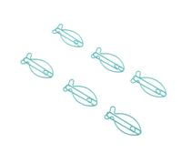 Graffette per Ufficio, Fish Paper Clips 100 Pcs Sky Blue Fasteners Bookmarks Craft Office School Scrapbook