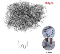 GRAFFETTE PUNTI METALLICI PER PISTOLA SALDATORE PLASTICA 500PZ 0.8MM - WAVE