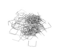 graffette saldatura plastica=KIMISS 100Pcs 0.8mm Riparazione paraurti per auto Kit di riparazione per punti di saldatura pre-taglio 3 tipi disponibili (B)