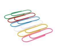Graffette Super Large Vinile rivestito, Coideal 30 Pack Custodia Graffetta colore assortito da 4 pollici Jumbo, Supporto gigante multicolore per fogli, documenti, articoli per ufficio (10 cm)