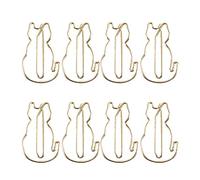 graffette ufficio Clip da 12 pezzi Clip a forma di gatto Graffetta a forma di gatto Clip segnalibro a forma speciale Clip di carta addensata multifunzione elegante ed elegante 3x2cm