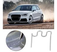 Graffette ZenithAur per riparazione paraurti auto, diametro 0,8 mm, confezione 100, con assortimento stile V/S/onda, pretagliate per cucitrice a caldo e saldatura plastica (stile "onda")