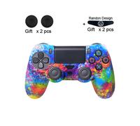 Graffiti 05-DATA FROG per SONY Playstation 4 PS4 Controller Cover in morbida gomma siliconica per PS4