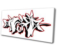 Graffiti Abstract SINGLE TELA parete arte foto stampa