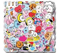 Graffiti Adesivo BTS,Doyomtoy 105 pezzi Adesivi Carini Stickers Scrapbooking per Bambini Valigia per Laptop Chitarra Casco Moto Valigie